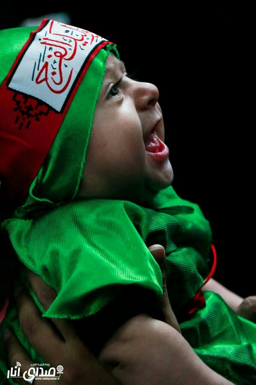 تصاویری از مراسم شیرخوارگان حسینی در انار