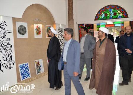 افتتاح نمایشگاه گرافیک در گالری هنر انار