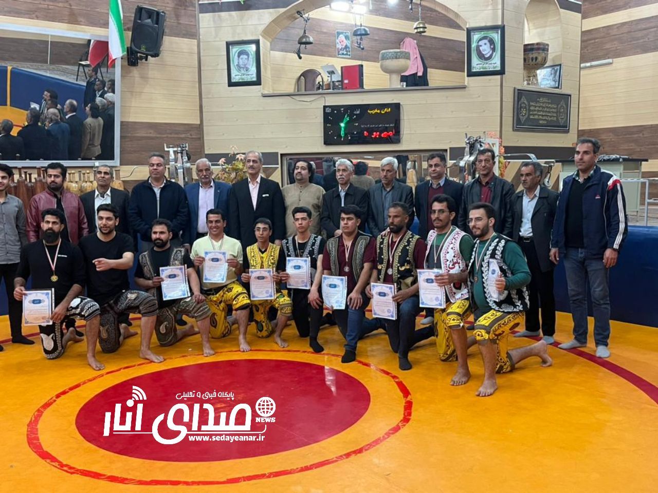 مسابقات هنر مرشدی قهرمانی استان کرمان در انار برگزار شد