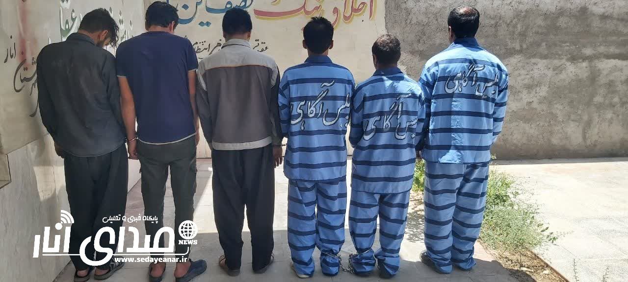 انهدام باند سارقان انبار شهرداری انار