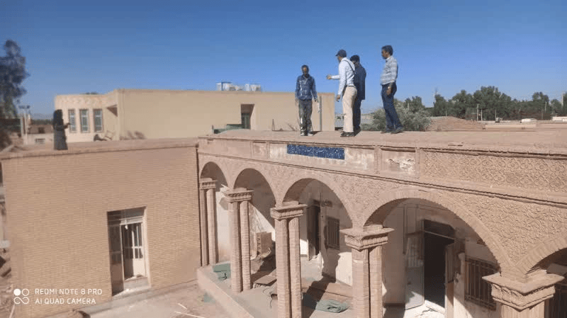 بازدید مسئولان میراث‌فرهنگی کرمان از ۳ کارگاه مرمت آثار تاریخی در انار