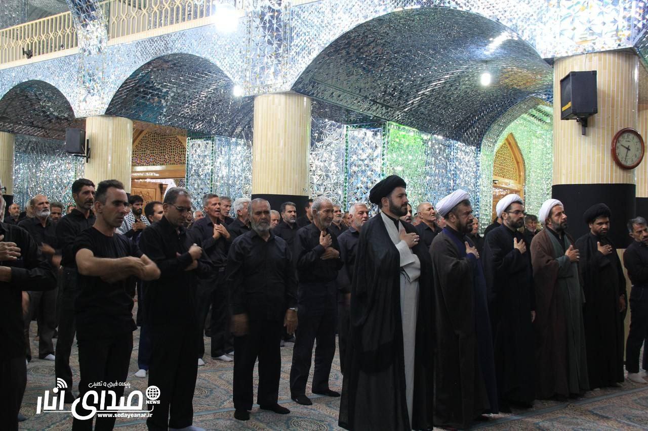 تصاویری از مراسم عزاداری اربعین در انار
