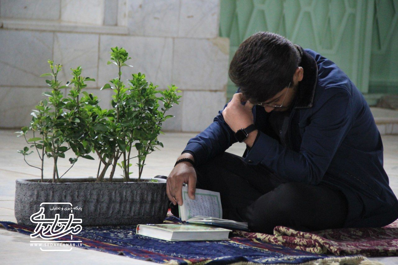 گزارش تصویری از مراسم شب قدر در امامزاده محمد صالح انار _ شب ۲۱ و۲۳ رمضان