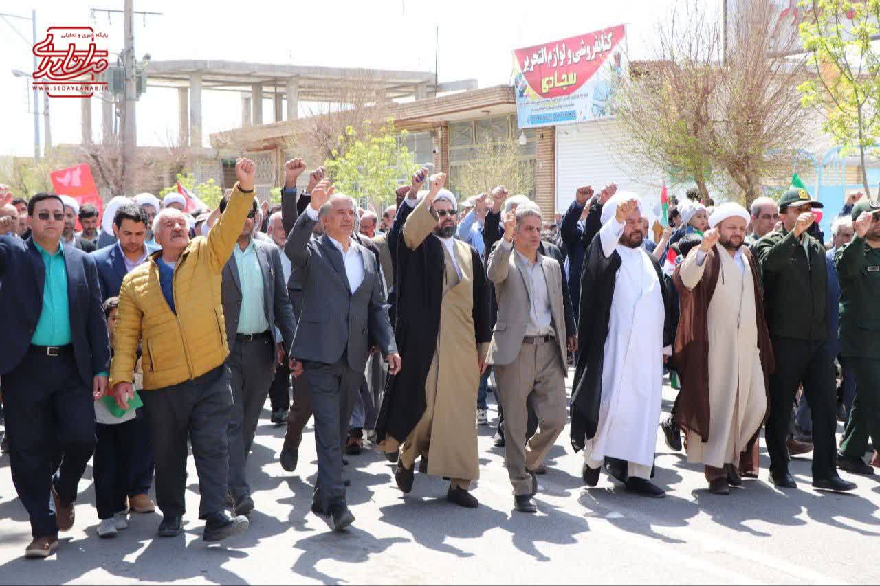 تصاویری از راهپیمایی روز جهانی قدس در انار