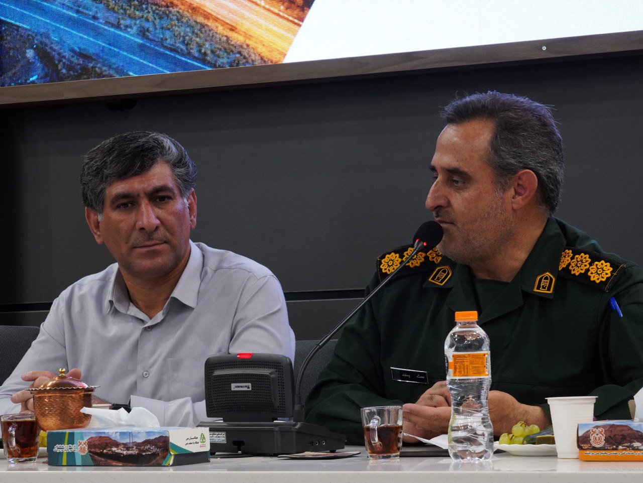 قدردانی فرمانده سپاه رفسنجان از تلاش‌های مجتمع مس سرچشمه در جنگ ۱۲ روزه