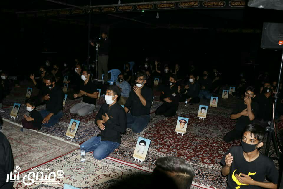 گزارش تصویری از مراسم شب هفتم محرم ۹۹  هیئت علمدار شهرستان انار