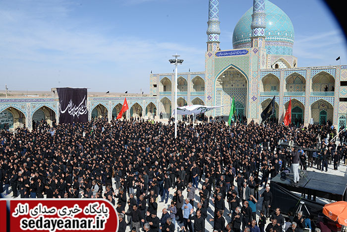 گزارش تصویری از مراسم عزاداری اربعین در انار