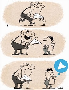 کاریکاتور: تلگرام پیرمردها!