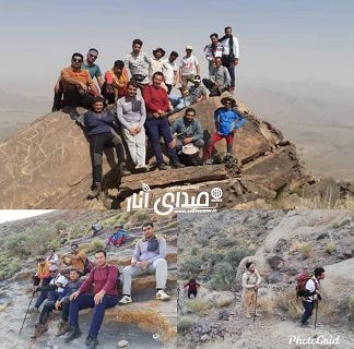 صعود اعضای هیات کوهنوردی شهرستان انار به قله سارا(دربیدوئیه)+تصاویر
