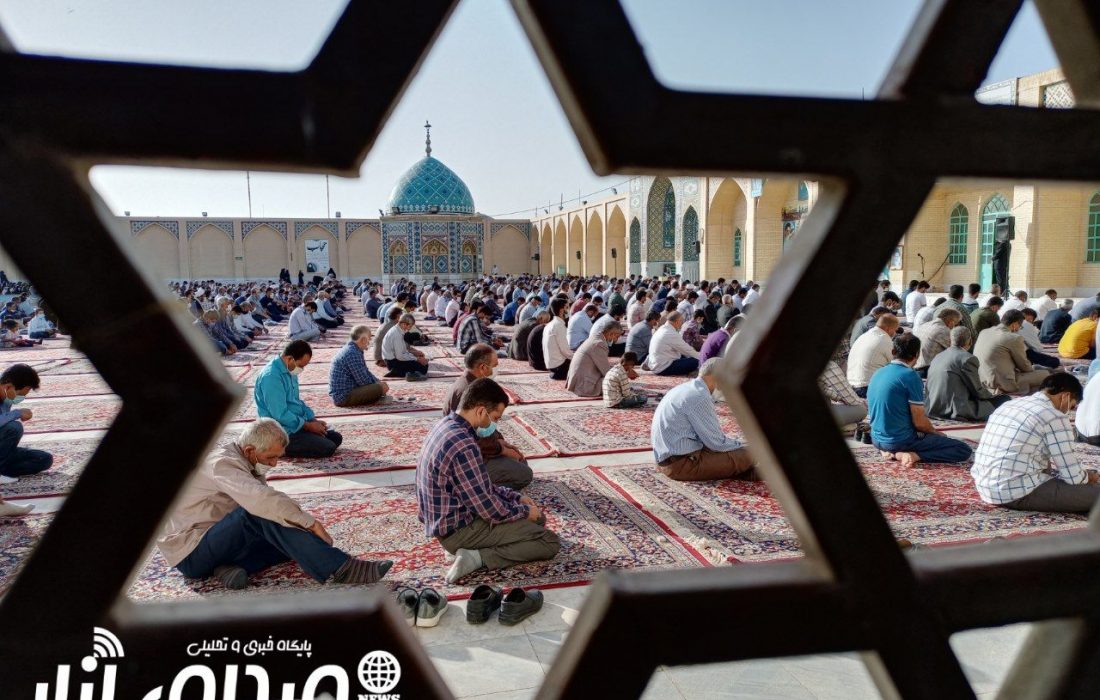 گزارش تصویری نماز عیدفطر در انار