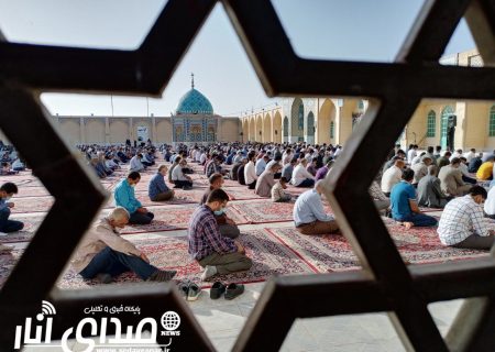 گزارش تصویری نماز عیدفطر در انار