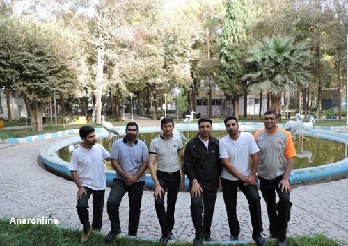ورزش نیروهای انتظامی انار در پارک کودک
