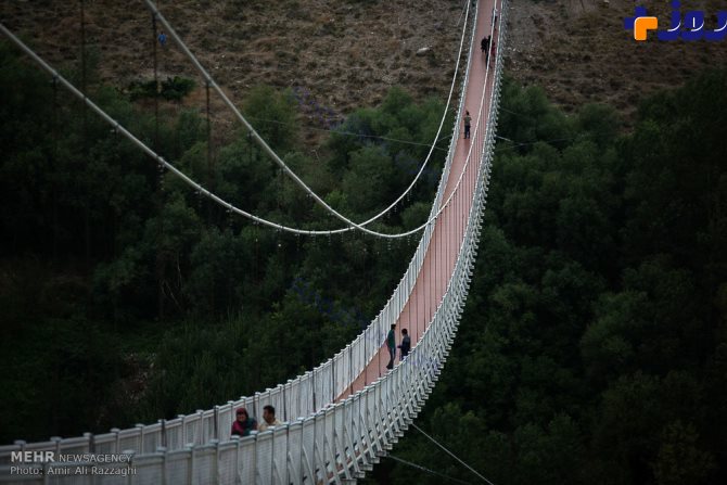 ترسناک‌ترین پل معلق خاورمیانه در ایران+تصاویر