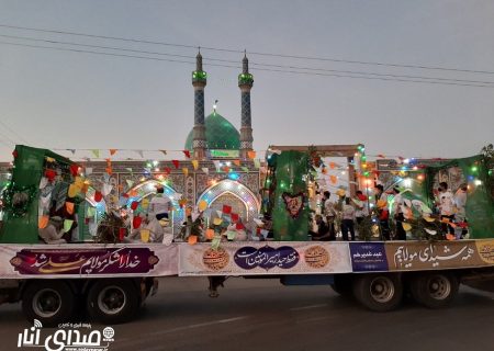حرکت کاروان شادی به مناسبت عید غدیر در شهر انار