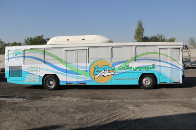 طرح استقرار اتوبوس سیار سلامت۱۰ بهمن در انار اجرا می شود
