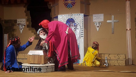 گزارش تصویری از دومین شب اجرای نمایش «خورشید کاروان» در انار