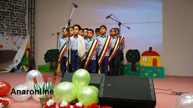 جشن دهه فجر از طرف کانون پرورش فکری کودکان و نوجوانان انار برگزار شد