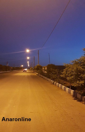 چهار پروژه روشنایی ورودی روستاهای انار به بهره برداری رسید