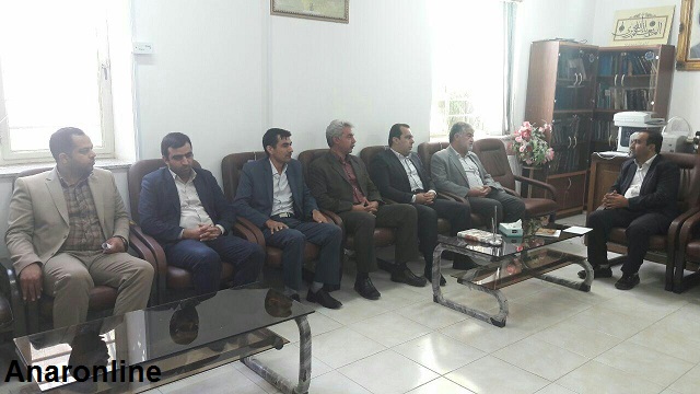 دیدار جمعی از وکلای دادگستری حوزه قضایی انار با رئیس دادگستری شهرستان بمناسبت هفته قوه قضاییه