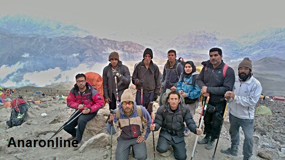 صعود تیم کوهنوردی شهرداری انار به قله دماوند +تصاویر