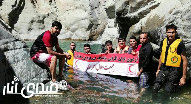 اردوی آموزشی و توان افزایی امدادگران و نجاتگران شهرستان انار در دره سختی ( فوسک) کرمان+تصاویر
