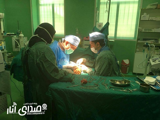 انجام نخستین عمل جراحی پیوند عصب و شریان در بیمارستان ولیعصرانار