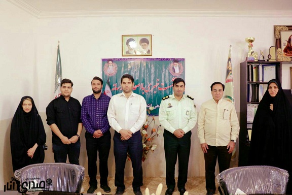 نشست خبری فرمانده انتظامی شهرستان انار به مناسبت هفته ناجا
