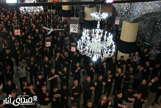 مراسم عزاداری اربعین حسینی در رواق امامزاده محمدصالح (ع) انار+تصاویر