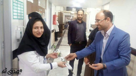تجلیل از پرستاران شاغل در بیمارستان حضرت ولیعصر (عج) امروز همزمان با روز پرستار+تصاویر