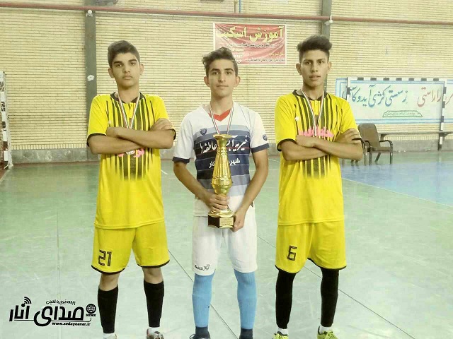 راهیابی ۳ تن از نوجوانان شهرستان انار در مسابقات فوتسال لیگ کشوری