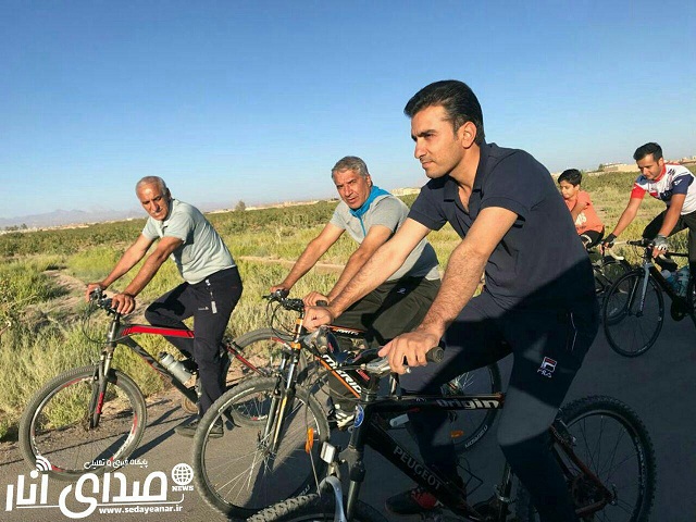 همایش دوچرخه سواری با حضور انارکی محمدی نماینده