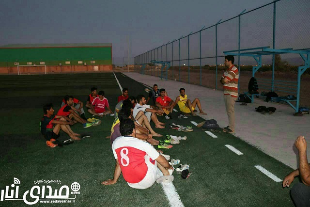گزارش تصویری از آغاز تمرین تیم فوتبال شهرداری امین شهر به جهت آمادگی شرکت  در لیگ دسته یک فوتبال شهرستان انار | صدای انار