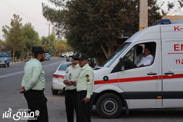 برخورد پلیس با مخلان نظم و امنیت مراسم تاسوعای حسینی