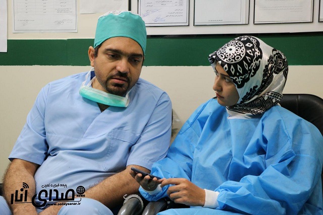 انجام عمل با دستگاه لاپاراسکوپی در بیمارستان ولیعصر انار/مصاحبه با دکتر بهشتی متخصص جراحی+تصاویر