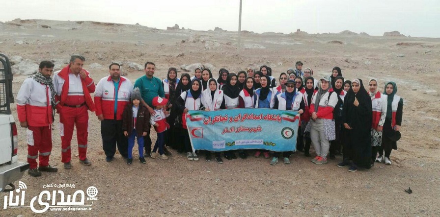 برگزاری دوره توان افزایی امدادگران هلال احمر انار در کویر شهداد+تصاویر
